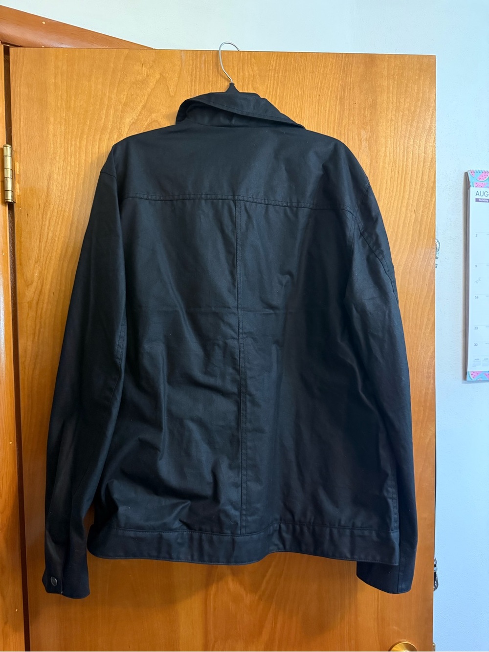 Men's Coal Gray Casual Jacket - Classic Lightweight Waxed Jacket